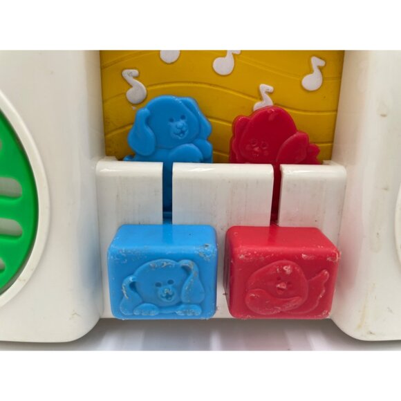 Vintage Fisher-Price Musical Activity Toy Boombox With Interactive Buttons & Lev - Picture 3 of 5